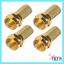 Rg 6 F Connector Gold ( Altın ) Yüksek Kaliteli