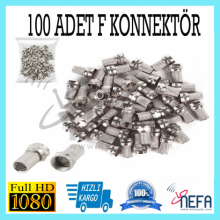 F KONNEKTÖR STANDART GENİŞLİK 100 ADET 