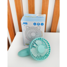 Şarjlı Mandallı Mini Vantilatör Ev Ofis Araç Soğutucu Fan